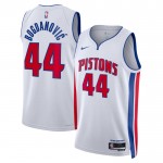 Maillot NBA Detroit Pistons Bojan Bogdanovic 44 Nike 2022-23 Association Edition Blanc Swingman - Homme